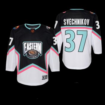 Youth Carolina Hurricanes Andrei Svechnikov #37 2023 NHL All-Star Eastern Conference Premier Black Jersey
