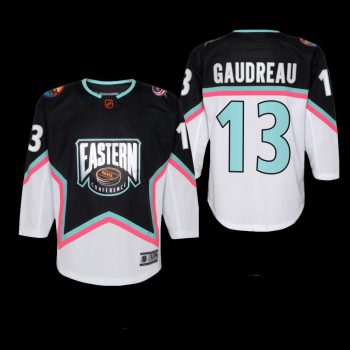 Youth Columbus Blue Jackets Johnny Gaudreau #13 2023 NHL All-Star Eastern Conference Premier Black Jersey