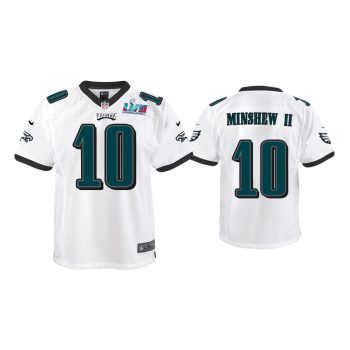 Youth Gardner Minshew Ii Philadelphia Eagles Super Bowl LVII White Game Jersey