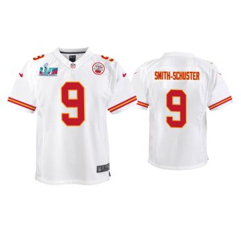 Youth Juju Smith-Schuster Kansas City Chiefs Super Bowl LVII White Game Jersey