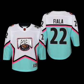 Youth Los Angeles Kings Kevin Fiala #22 2023 NHL All-Star Western Conference Premier White Jersey