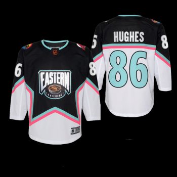 Youth New Jersey Devils Jack Hughes #86 2023 NHL All-Star Eastern Conference Premier Black Jersey
