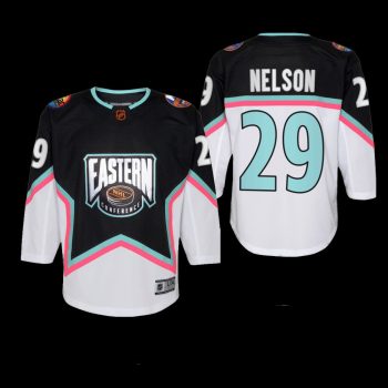 Youth New York Islanders Brock Nelson #29 2023 NHL All-Star Eastern Conference Premier Black Jersey