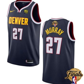 Men Denver Nuggets #27 Jamal Murray Navy 2023 Finals Icon Edition Stitched Basketball Jersey