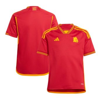 AS Roma Youth 2023/24 Home Replica Jersey - Red