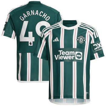 Alejandro Garnacho Manchester United Youth 2023/24 Away Replica Player Jersey - Green