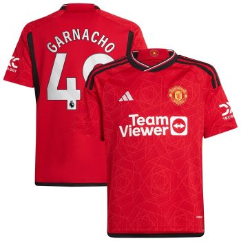 Alejandro Garnacho Manchester United Youth 2023/24 Home Replica Player Jersey - Red