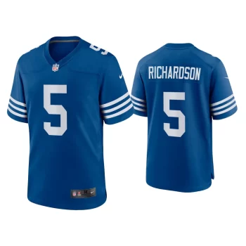 Anthony Richardson Indianapolis Colts Royal 2023 NFL Draft Alternate Game Jersey