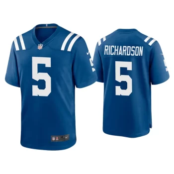 Anthony Richardson Indianapolis Colts Royal 2023 NFL Draft Game Jersey