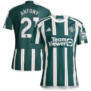 Antony Manchester United 2023/24 Away Replica Player Jersey - Green