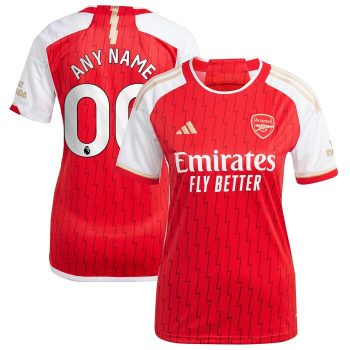 Arsenal Women 2023/24 Home Replica Custom Jersey - Red