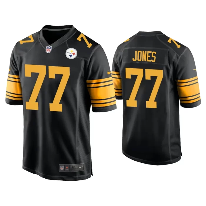 Broderick Jones Pittsburgh Steelers Black 2023 NFL Draft Alternate Game Jersey