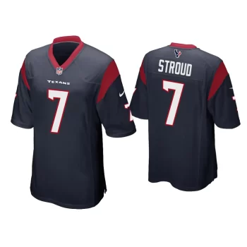 C. J. Stroud Houston Texans Navy 2023 NFL Draft Game Jersey