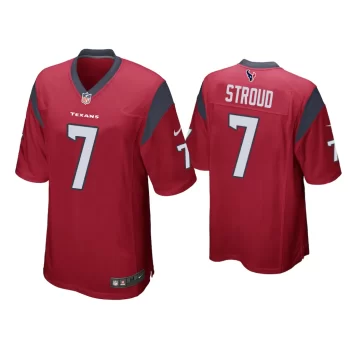 C. J. Stroud Houston Texans Red 2023 NFL Draft Game Jersey