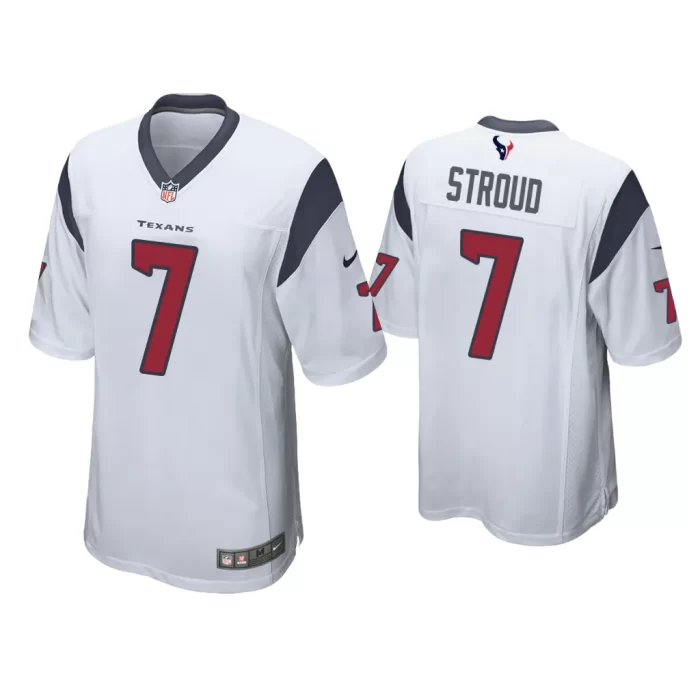 C. J. Stroud Houston Texans White 2023 NFL Draft Game Jersey