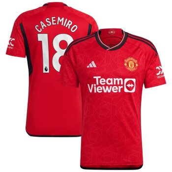 Casemiro Manchester United 2023/24 Home Replica Player Jersey - Red