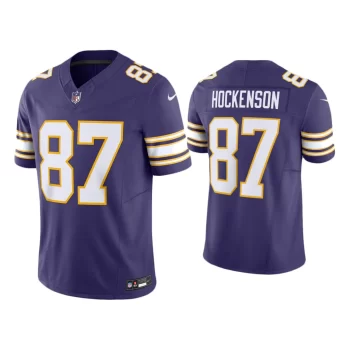 Classic F.U.S.E. Limited T.J. Hockenson Minnesota Vikings Purple Jersey