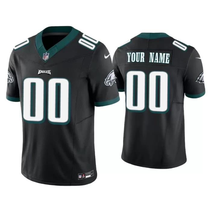 Custom Philadelphia Eagles Black Vapor F.U.S.E. Limited Jersey