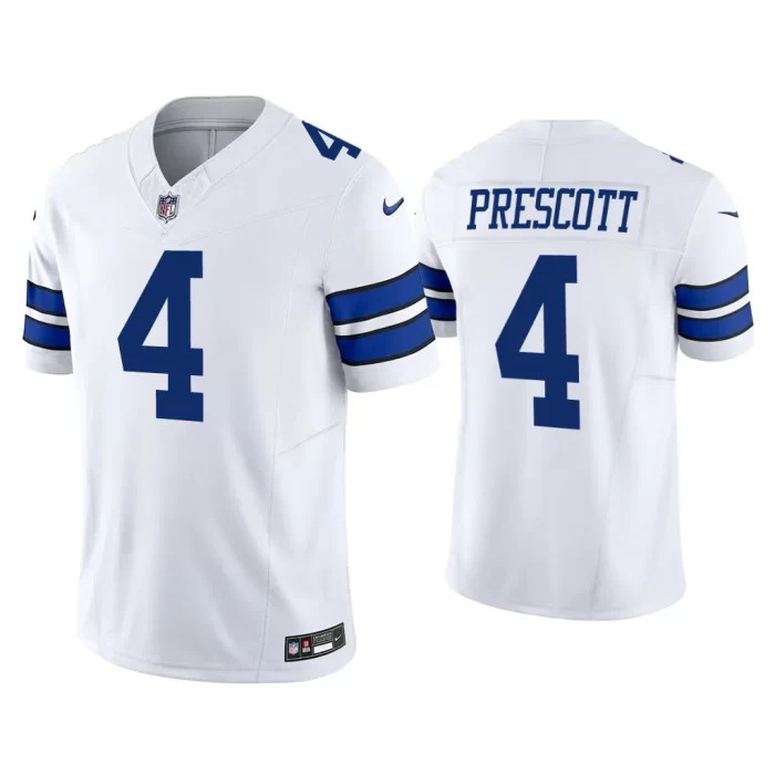 Dallas Cowboys Dak Prescott Vapor F.U.S.E. Limited White Jersey