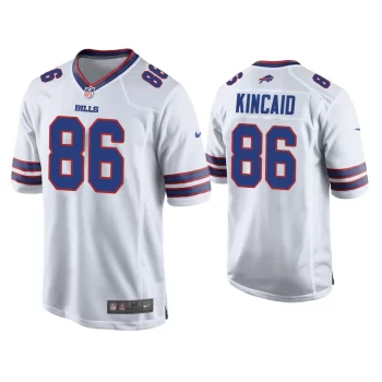 Dalton Kincaid Buffalo Bills White 2023 NFL Draft Game Jersey