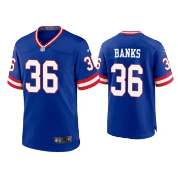 Deonte Banks New York Giants Royal 2023 NFL Draft Classic Game Jersey