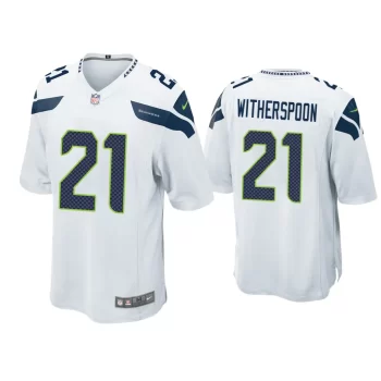 Devon Witherspoon Seattle Seahawks White 2023 NFL Draft Game Jersey