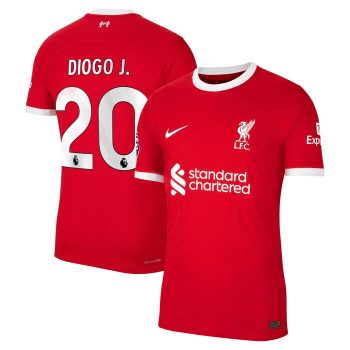 Diogo Jota Liverpool 2023/24 Home Player Jersey - Red