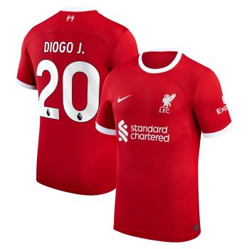 Diogo Jota Liverpool 2023/24 Home Replica Player Jersey - Red