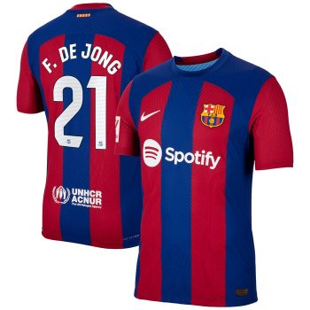 Frenkie de Jong Barcelona 2023/24 Home Jersey - Royal