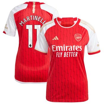 Gabriel Martinelli Arsenal Women 2023/24 Home Replica Player Jersey - Red