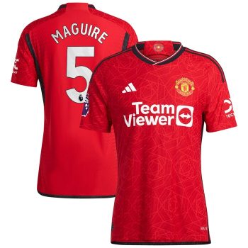 Harry Maguire Manchester United 2023/24 Home Player Jersey - Red