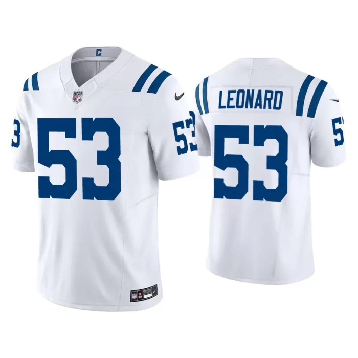 Indianapolis Colts Darius Leonard Vapor F.U.S.E. Limited White Jersey