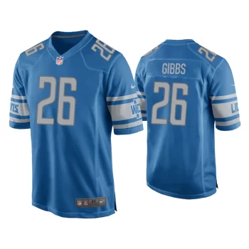 Jahmyr Gibbs Detroit Lions Blue 2023 NFL Draft Game Jersey
