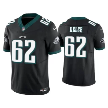 Jason Kelce Philadelphia Eagles Black Vapor F.U.S.E. Limited Jersey