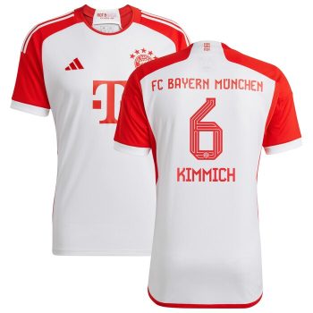 Joshua Kimmich Bayern Munich 2023/24 Home Replica Jersey - White