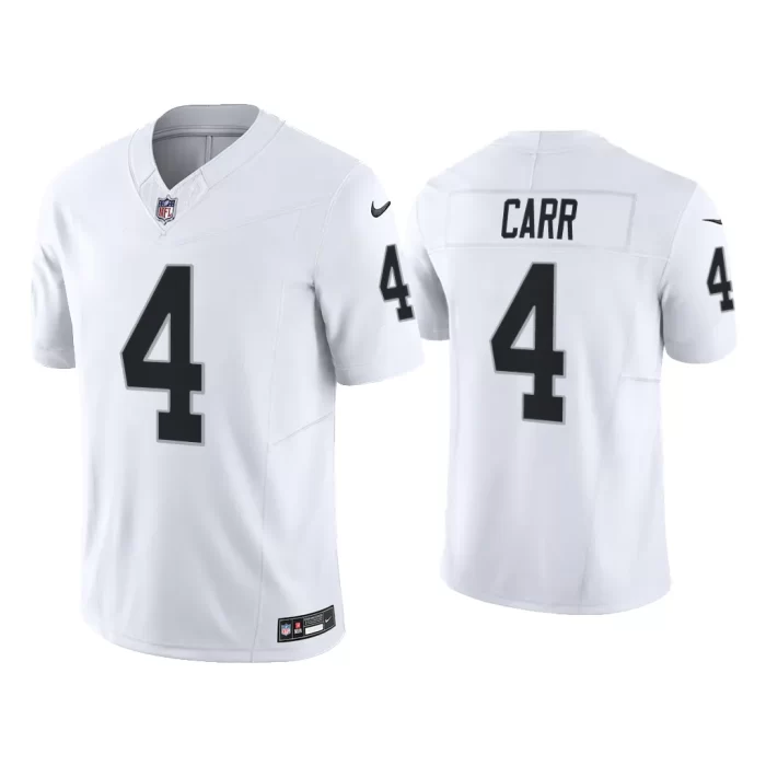 Las Vegas Raiders Derek Carr Vapor F.U.S.E. Limited White Jersey