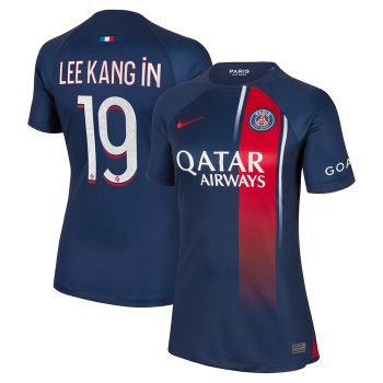 Lee Kang In Paris Saint-Germain Women 2023/24 Home Replica Player Jersey - Navy
