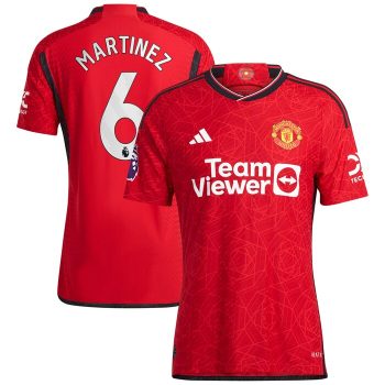 Lisandro Martinez Manchester United 2023/24 Home Player Jersey - Red