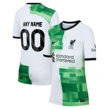 Liverpool Youth 2023/24 Away Replica Custom Jersey - White