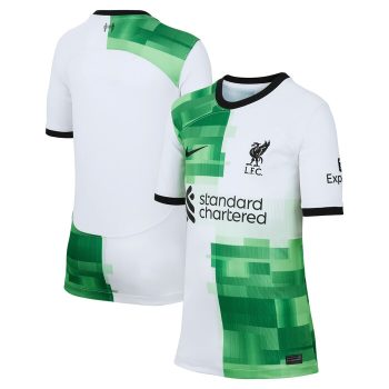 Liverpool Youth 2023/24 Away Replica Jersey - White