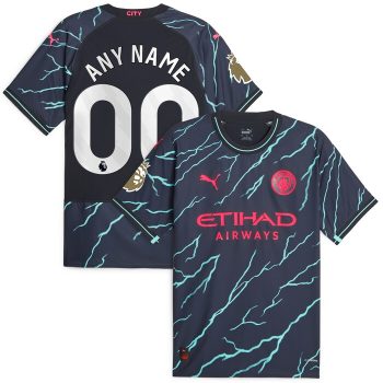 Manchester City Puma 2023/24 Third Custom Jersey - Navy