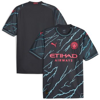 Manchester City Puma 2023/24 Third Replica Jersey - Navy