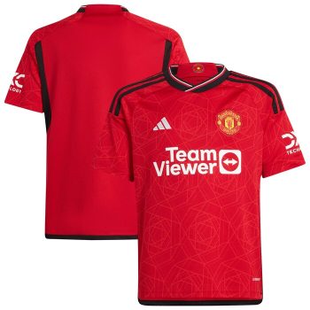 Manchester United Youth 2023/24 Home Replica Jersey - Red