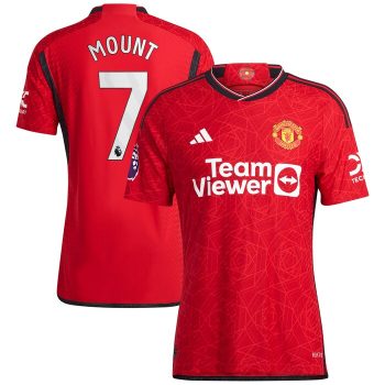 Mason Mount Manchester United 2023/24 Home Player Jersey - Red