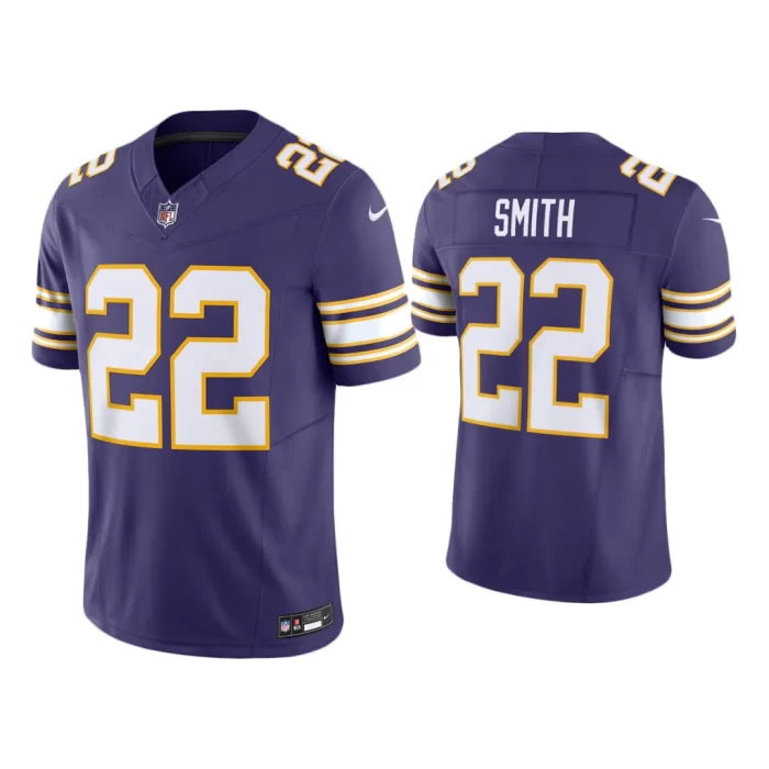 Men Classic F.U.S.E. Limited Harrison Smith Vikings Purple Jersey