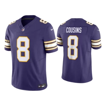 Men Classic F.U.S.E. Limited Kirk Cousins Vikings Purple Jersey