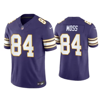 Men Classic F.U.S.E. Limited Randy Moss Vikings Purple Jersey