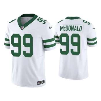 Men Legacy Limited Will McDonald Jets White Jersey