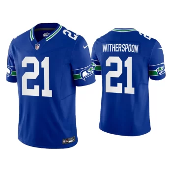 Men Throwback F.U.S.E. Limited Devon Witherspoon Seahawks Royal Jersey