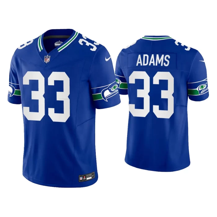 Men Throwback F.U.S.E. Limited Jamal Adams Seahawks Royal Jersey